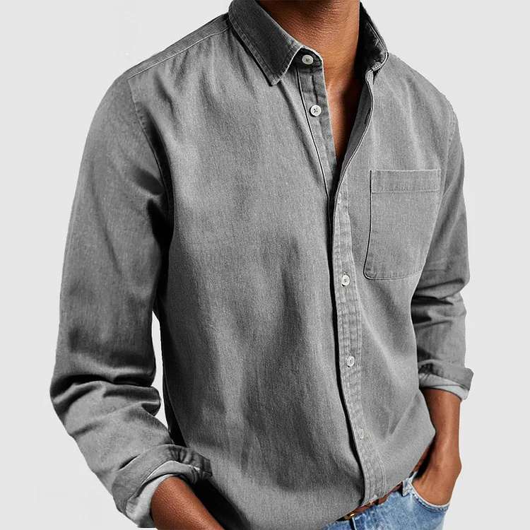 Los heren casual overhemd met moderne snit – Henrik