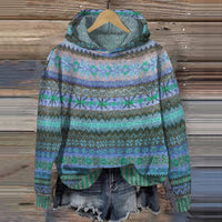 Warme Dames Hoodie met Patroon – Freya