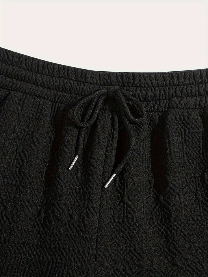 Szorty Zomer Męskie Basic Look z Kieszenią na Sznurek Komfort - Finn