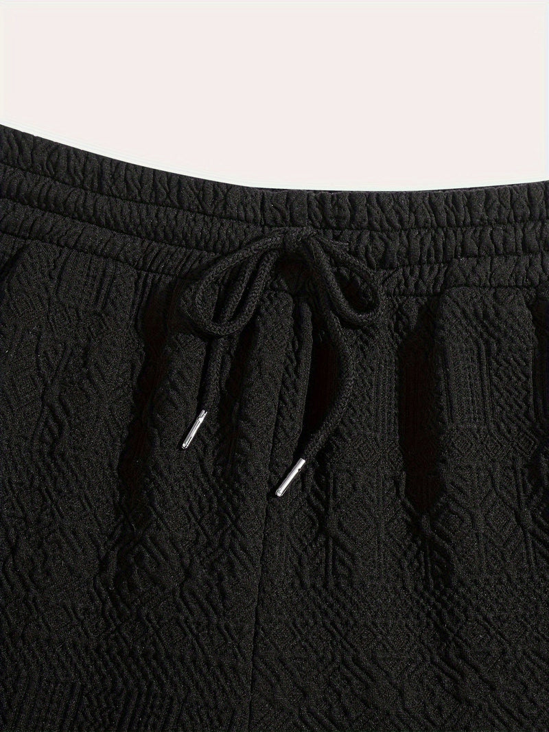 Szorty Zomer Męskie Basic Look z Kieszenią na Sznurek Komfort - Finn