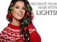 16-delige Verlichte Kerst Haarsieraden - TwinkleTresses