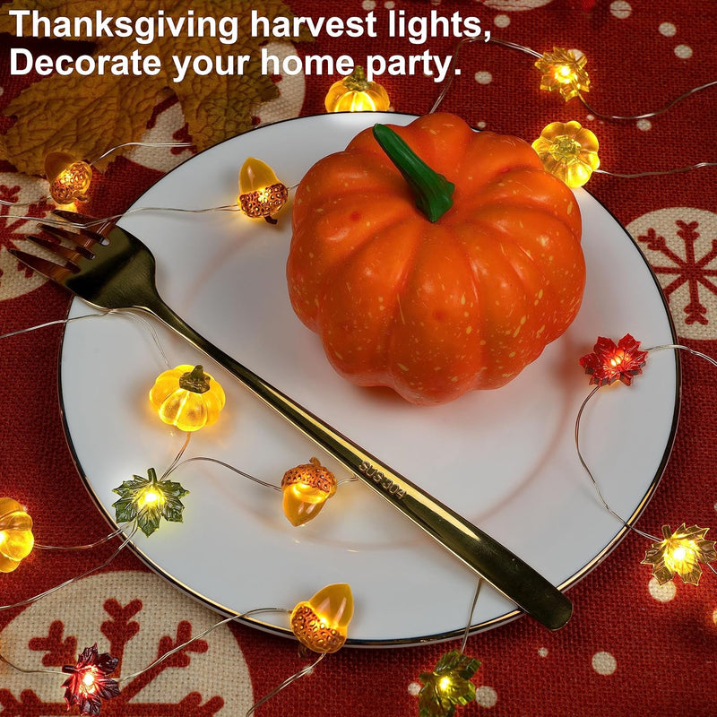 3D Eikel Herfst Lichtsllinger (3 m) - HarvestGlow