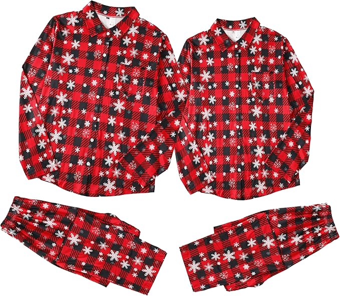 Matching Kerst Pyjama Set - PlaidJoy