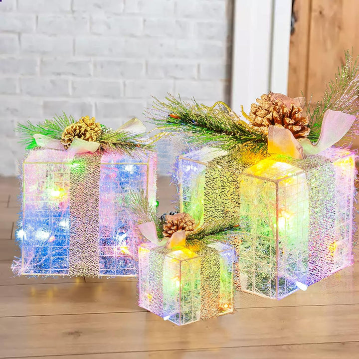 Verlichte Kerstcadeau Dozen - GiftGlow