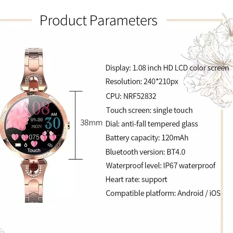 Waterdicht Fitnesshorloge - AquaFit Smartwatch
