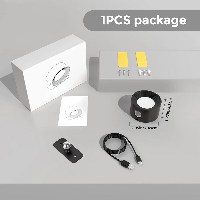 Bezprzewodowa Lampa Ścienna - FlexiGlow