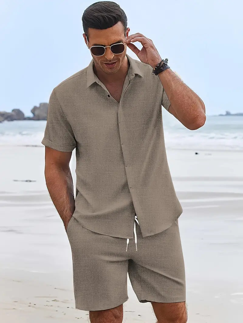 Modieuze Khaki Heren Zomerset – Dario