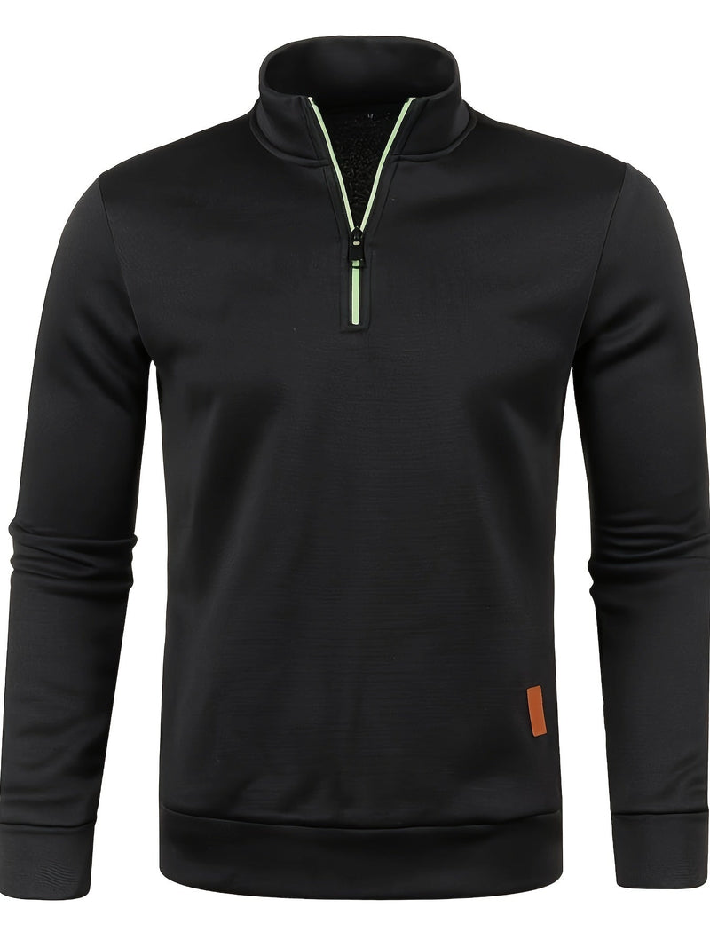 Heren Pullover met Halsrits voor Herfst & Winter – Matteo