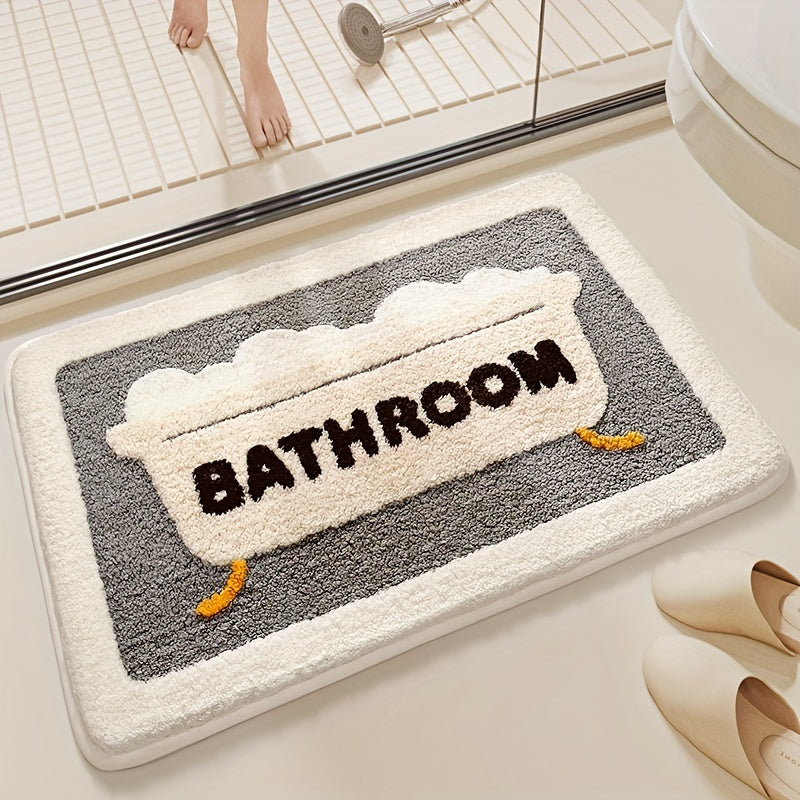 Superabsorberende Antislip Mat voor Badkamer en Toilet - Milo