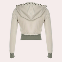 Modieus Damesvest met Capuchon - Elise