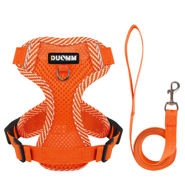 Reflecterende Tuig en Riem Set voor Kleine Honden - AirFlex