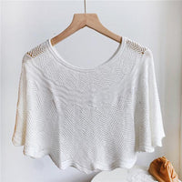 Dames IJszijden Sjaal met Brei & UV-bescherming – Amira