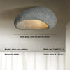 Natuurlijke Wabi Sabi Plafondlamp - SereneAura