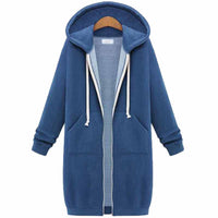 Casual Lang Damesvest - CozyZip