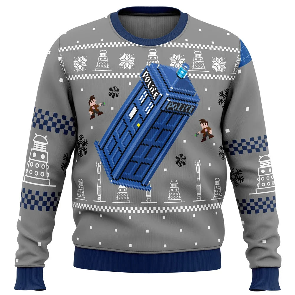 Vardi Dante™ Tardis Sweater| De kersttrui voor Whovians!