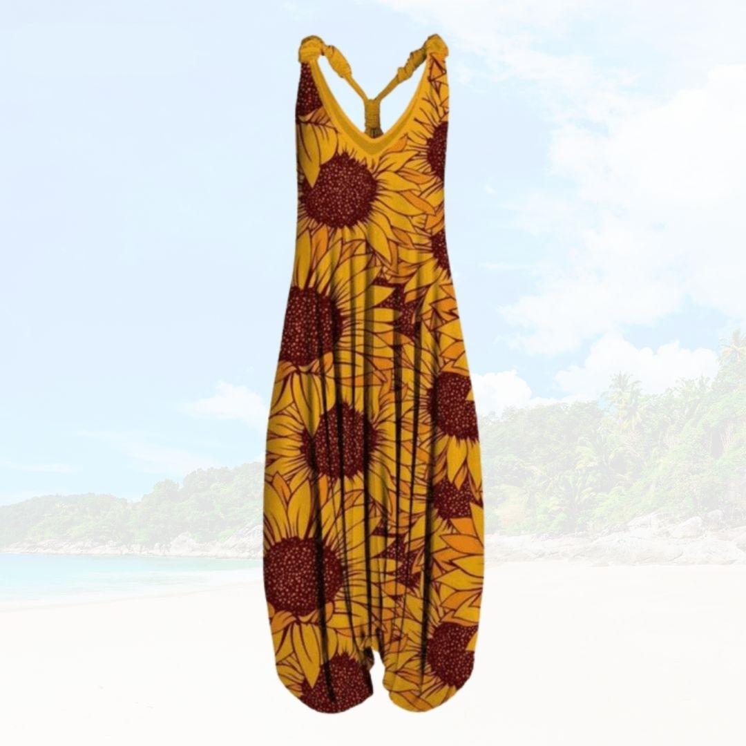 Zomerse Dames Jumpsuit met Losse Pasvorm – Elenya