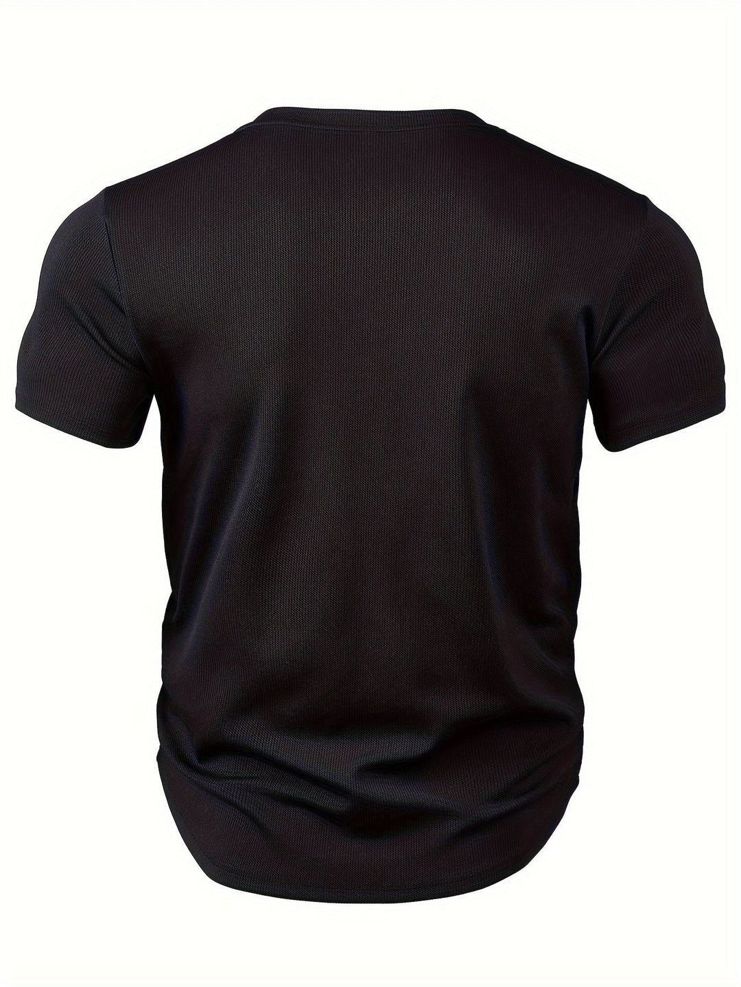 Heren T-shirt met Diepe V-hals en Textuur – Rafael