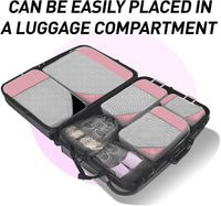 9-delige Uitbreidbare Compressie Inpak Cube Set – Reis Organiser Tassen