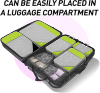 9-delige Uitbreidbare Compressie Inpak Cube Set – Reis Organiser Tassen