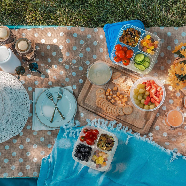 6-Pack Herbruikbare Bento Box Maaltijd Prep Set