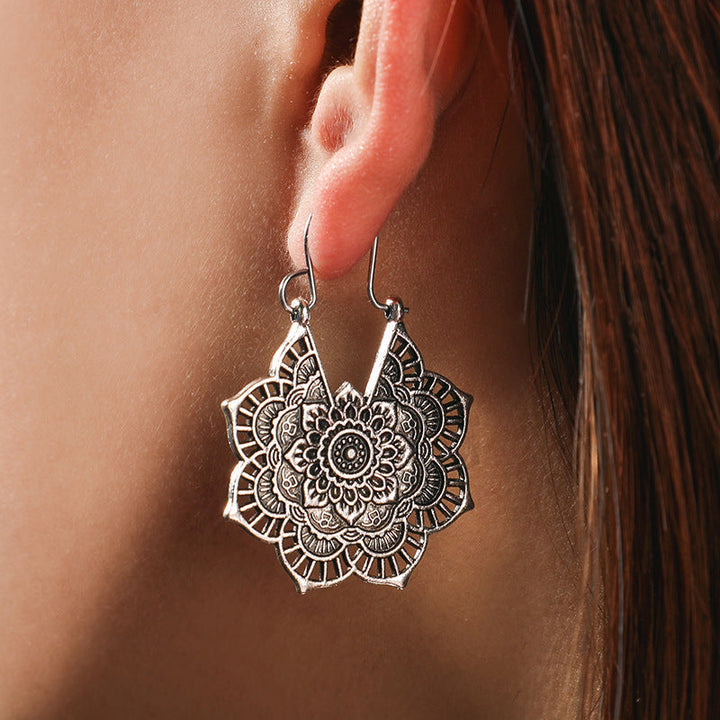 Lotus Mandala Oorbellen - Levana