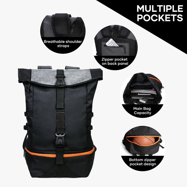 Multifunctionele 35L Rugzak voor Sport en Reizen - SportsPro