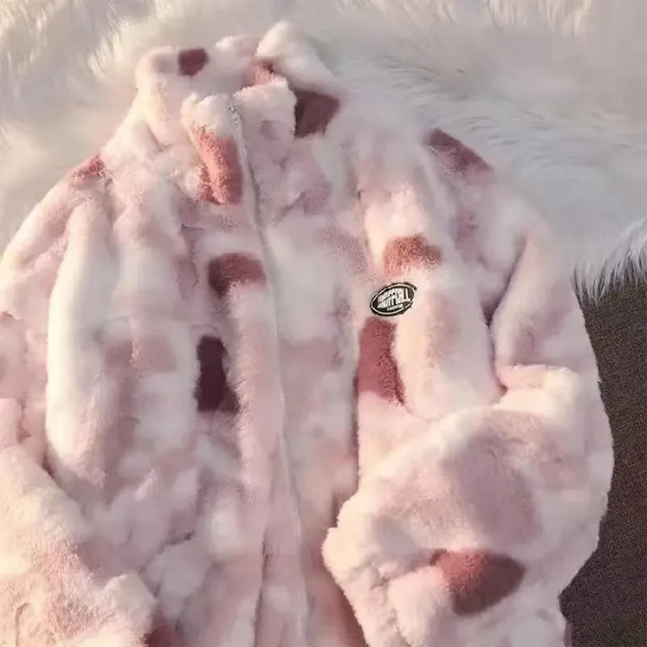 Tie-Dye Fleecejack voor Dames - Nila