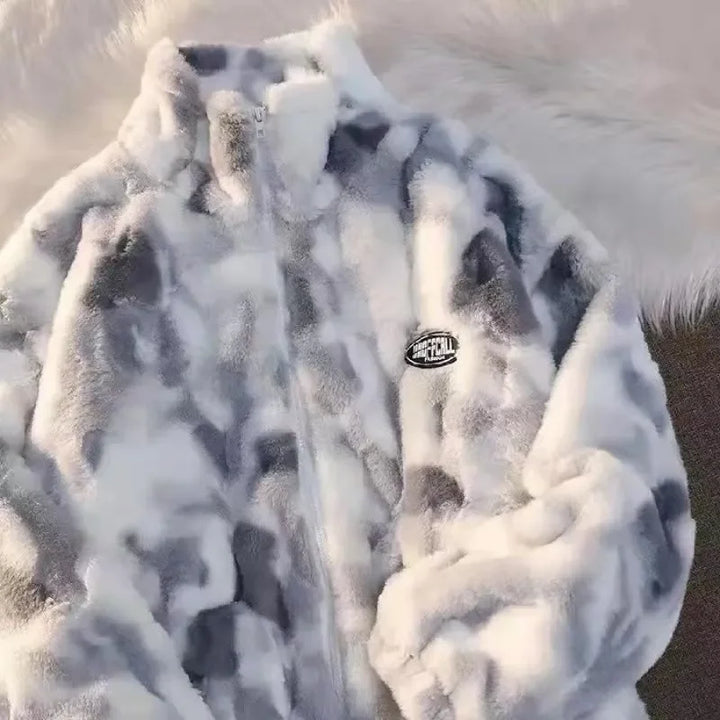 Tie-Dye Fleecejack voor Dames - Nila