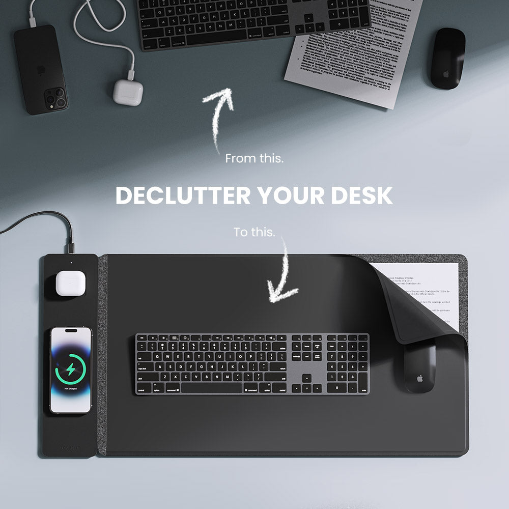 Draadloze Oplaadbare Bureau Mat - ChargePad Flex