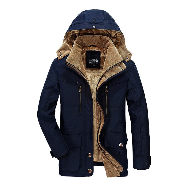 Comfortabele Heren Winterjas met Meerdere Zakken - Max