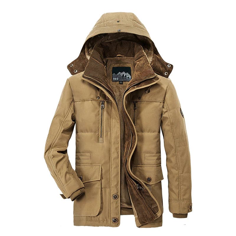 Comfortabele Heren Winterjas met Meerdere Zakken - Max