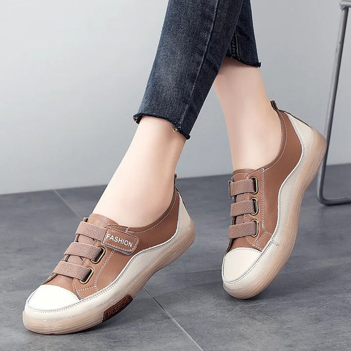 Stijlvolle Echt Leren Sneakers voor Dames – Beatrice