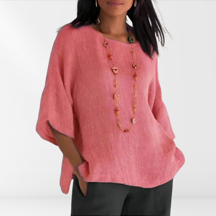 Luchtig Dames Shirt met Lange Mouwen – Mae