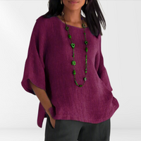 Luchtig Dames Shirt met Lange Mouwen – Mae
