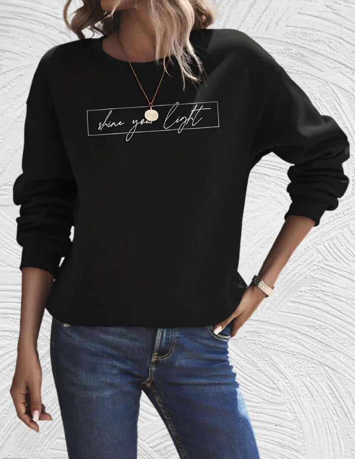 Oversized Dames Sweater met Ronde Hals - Luna