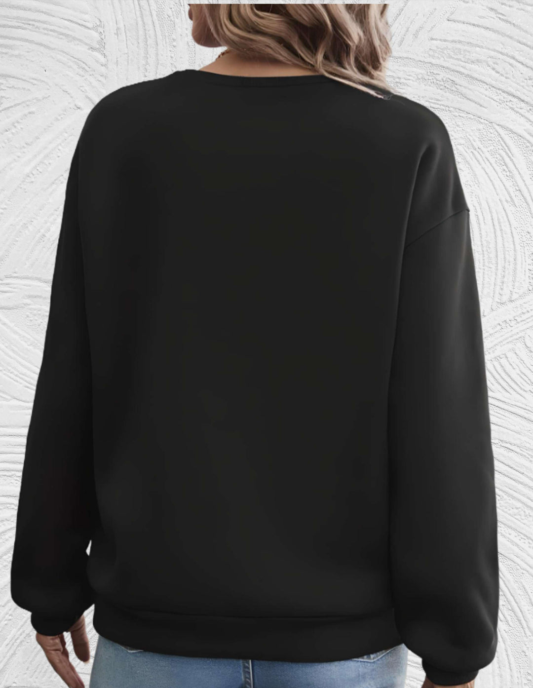 Oversized Dames Sweater met Ronde Hals - Luna