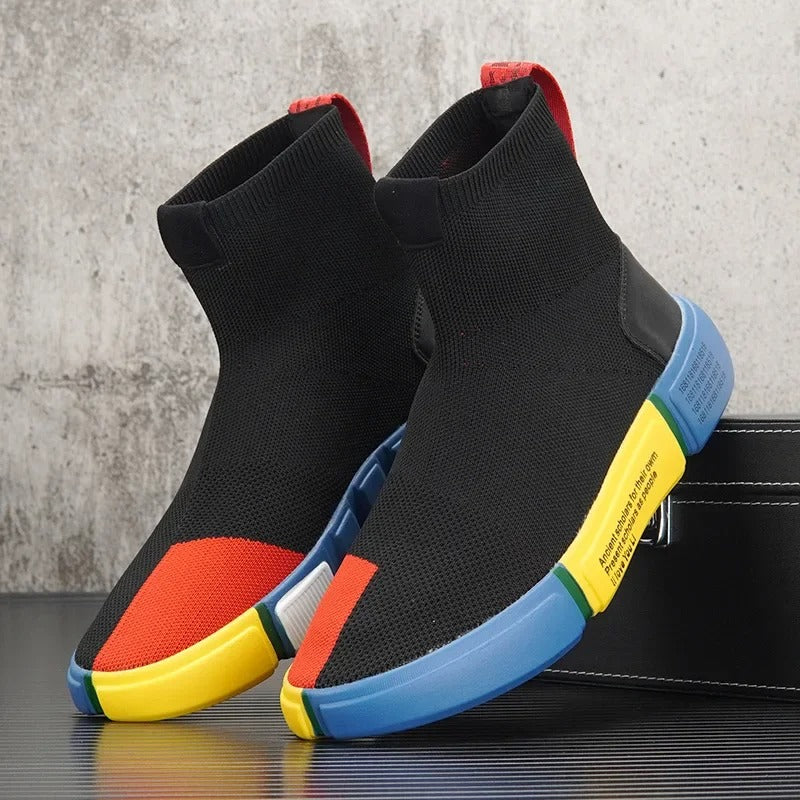 Lichte Herensneakers in sok-stijl - Maverick