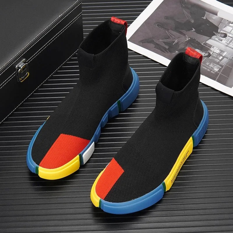 Lichte Herensneakers in sok-stijl - Maverick