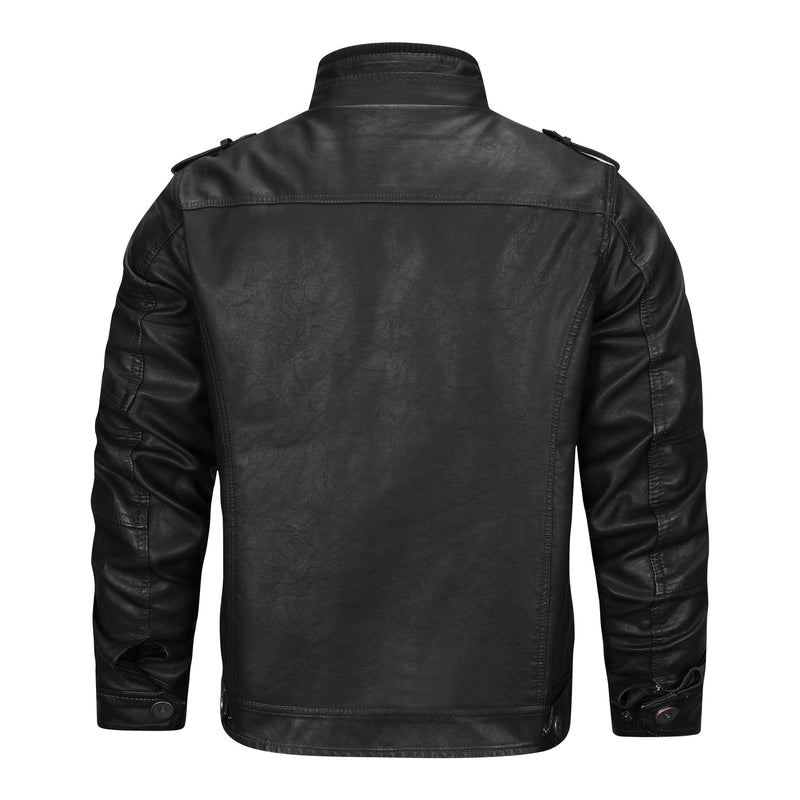 Avan - Stoer Leren Jacket voor Heren