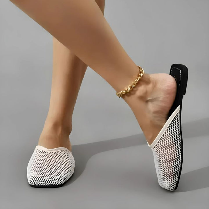 Dames Mesh-Slippers met gesloten neus – Odessa