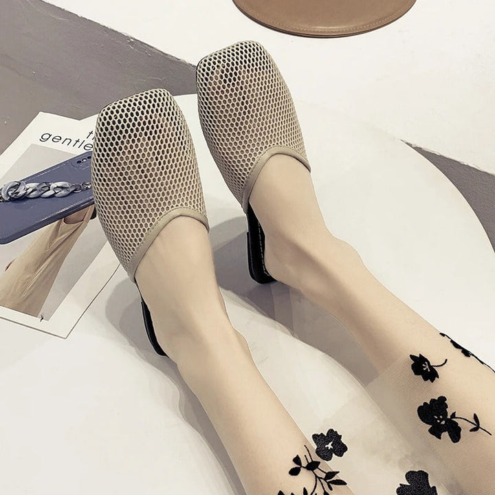 Dames Mesh-Slippers met gesloten neus – Odessa