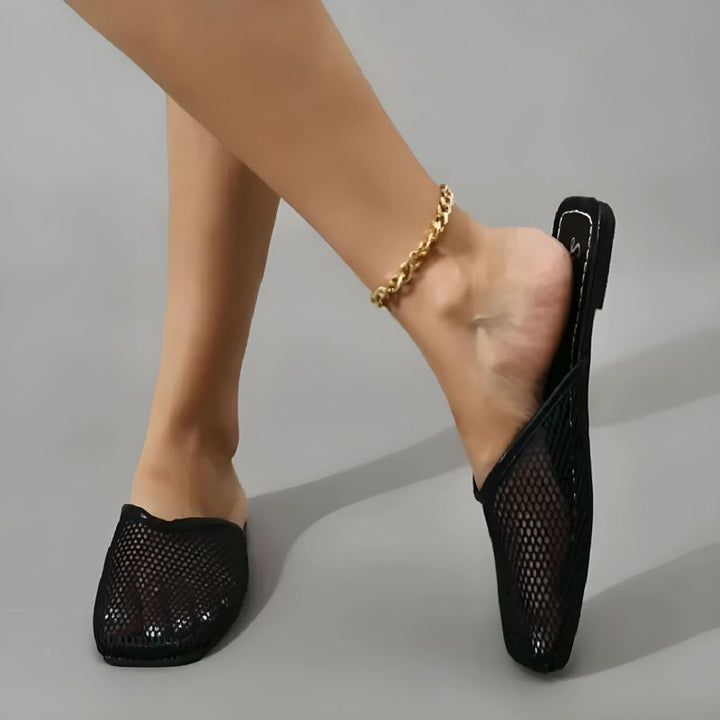 Dames Mesh-Slippers met gesloten neus – Odessa