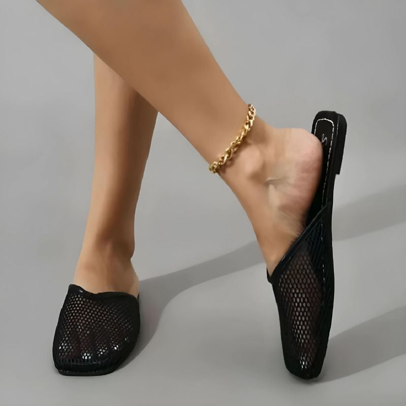 Dames Mesh-Slippers met gesloten neus – Odessa