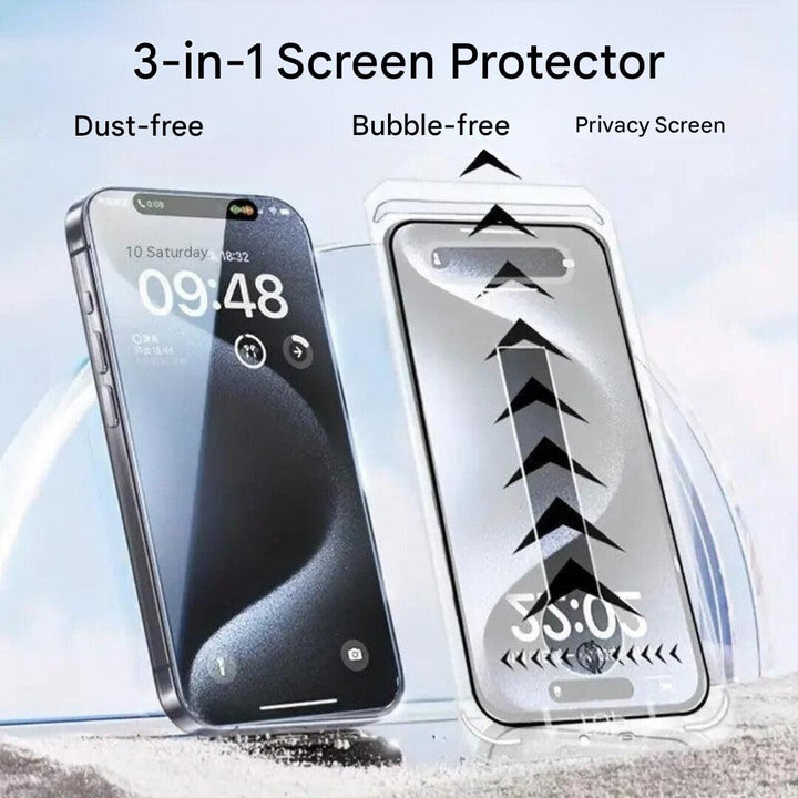 3-in-1 iPhone Screenprotector - iShield Privacy