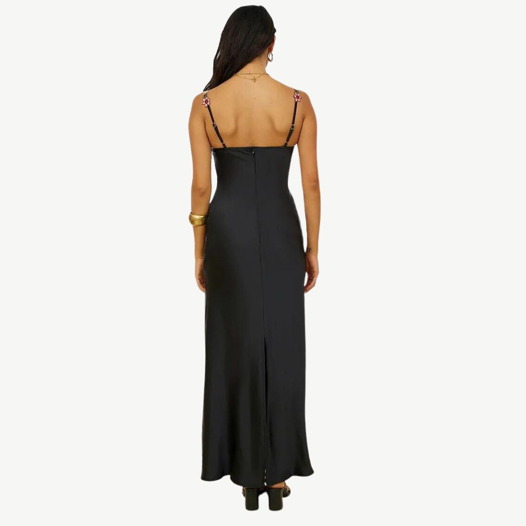 Luxueuze Satijnen Slipdress - Celeste