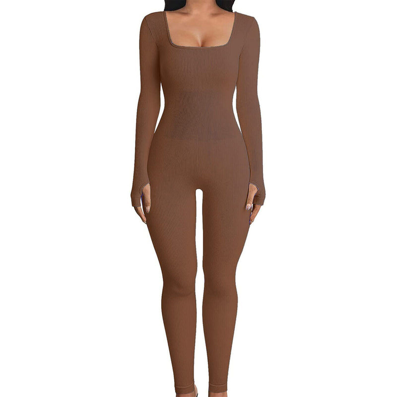 Dames Shapewear Jumpsuit met Lange Mouwen - SleekFit