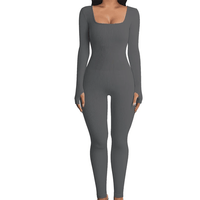 Dames Shapewear Jumpsuit met Lange Mouwen - SleekFit