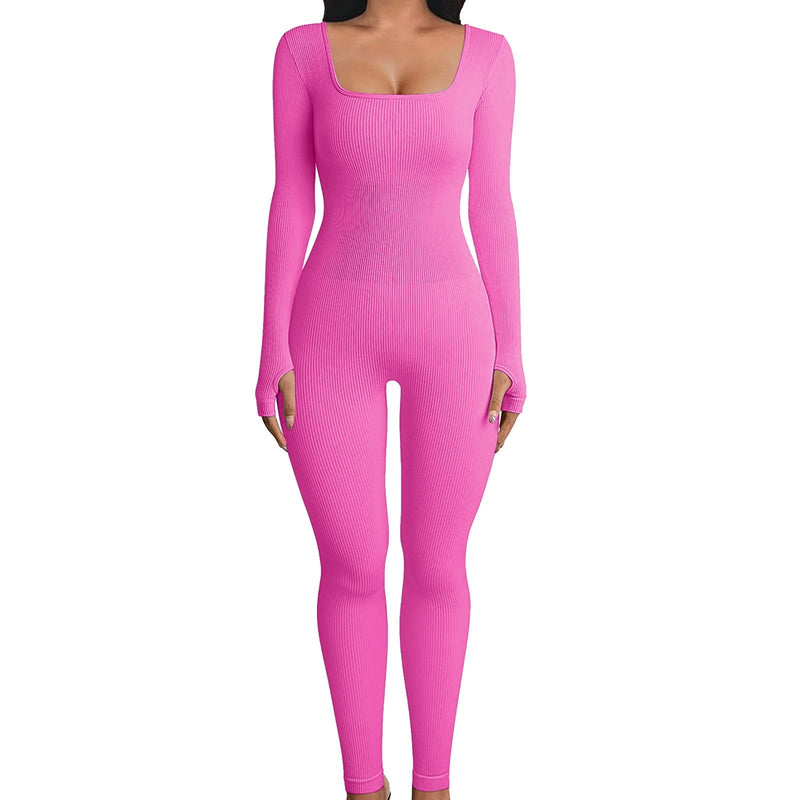 Dames Shapewear Jumpsuit met Lange Mouwen - SleekFit