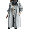 Winddichte Dames Trenchcoat met Capuchon - Luna