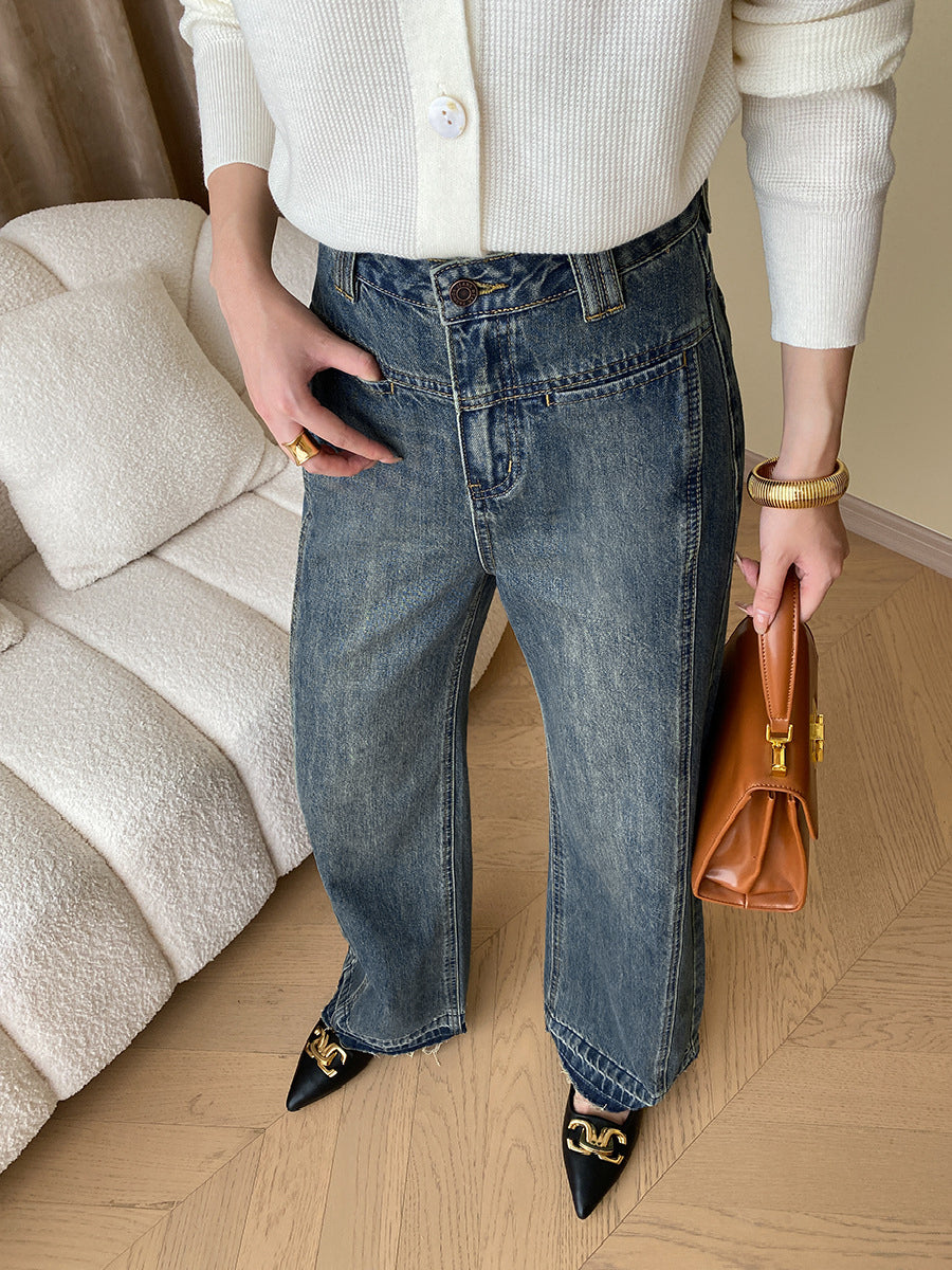 Vintage Wijde Dames Jeans - Mila